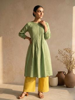 JITI - Lemon Leaf Kurta with Palazzo