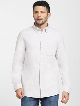 Selected - Light Grey Full Sleeves Shirt