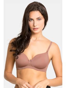 Zivame - Padded Wireless T-Shirt Bra - Beige