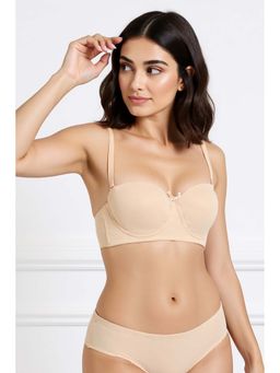 Zivame - Padded Wired Strapless Bra - Skin