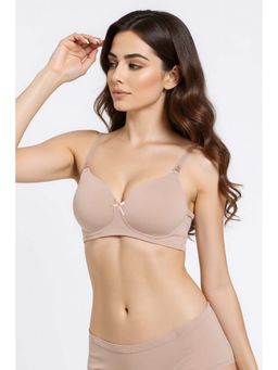 Zivame - Padded Wireless T-Shirt Bra - Beige