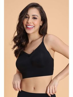 Zivame - Seamless Padded Non Wired Bralette - Black