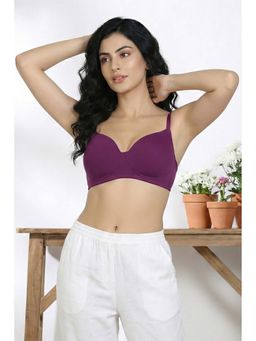 Zivame - Raspberry Radiance Padded Non Wired 3-4Th Coverage T-Shirt Bra