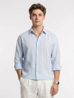 NISHORAMA - Blue Stripes Shirt