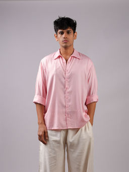 NISHORAMA - Pink Solid Shirt