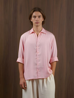 NISHORAMA - Pink Solid Shirt