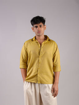 NISHORAMA - Yellow Solid Shirt