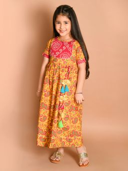 Lil Pitaara - Pure Cotton Gown Yellow