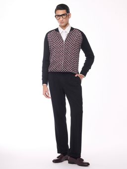S&N by Shantnu Nikhil - Adamas Printed Merino Multicolour Sweater