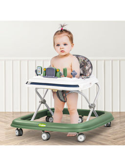 BAYBEE - Green Round Kids Walker with 3 Position Adjustable Height