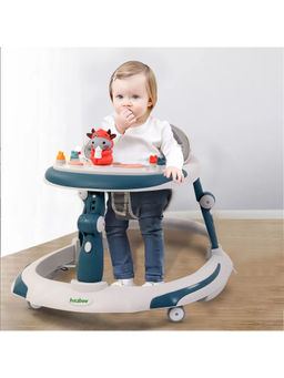 BAYBEE - Blue 2-In-1 Kids Walker Cum Rocker