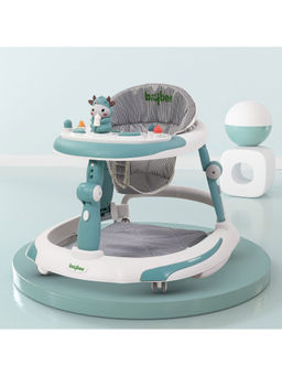 BAYBEE - Green 2-In-1 Kids Walker Cum Rocker