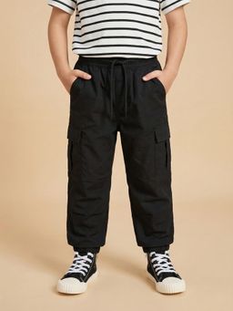 Nautinati - Boys Solid Relaxed Fit Woven Parachute Joggers