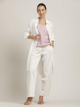 Saltpetre - Women Organic Cotton Overlay White with Slip Top and Pant