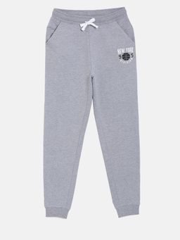 3PIN - Grey Solid Regular Fit Joggers