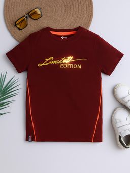 3PIN - Wine Regular Fit T-shirt