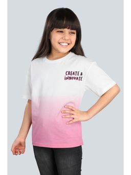 3PIN - Pink Ombre Regular Fit T-shirt