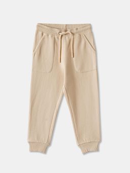R&B - Khaki Solid Regular Fit Joggers