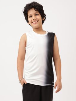 UMILDO - Black Ombre Regular Fit Tank Top