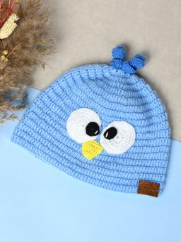 FUNKRAFTS - Blue Woven Comfortable Fit Beanie Cap