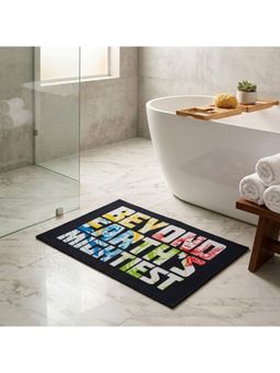 Athom Living - Marvel Beyond Earth's Mightiest Text Printed Kids Nylon Bathmat