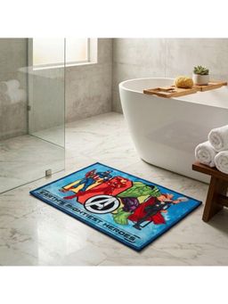 Athom Living - Marvels Avengers Character Printed Earth's Mightiest Heroes Kids Nylon Bathmat