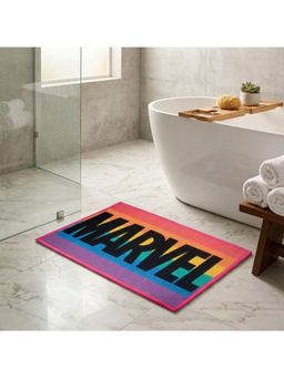 Athom Living - Marvels Rainbow Colour Marvel Printed Kids Premium Nylon Bathmat