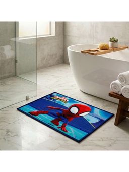 Athom Living - Marvels Little Spidey Multicolor Kids Premium Nylon Bathmat With Latex Backing