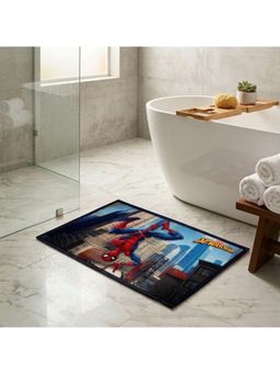 Athom Living - Marvels Spiderman Multicolor Kids Premium Nylon Bathmat With Latex Backing