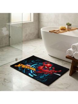 Athom Living - Marvels Spiderman Multiple Color Kids Premium Nylon Bathmat With Latex Backing