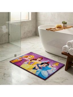 Athom Living - Disney Princess Character Printed Multi Colored Kids Premium Nylon Bathmat