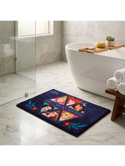 Athom Living - Disney Princess Character Printed Girls Can Do Anything Themed Kids Nylon Bathmat