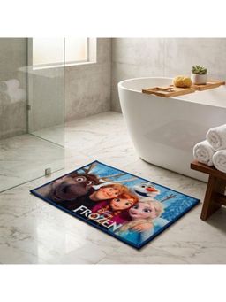 Athom Living - Disney Frozen Characters Digital Printed Themed Multi Colored Kids Nylon Bathmat