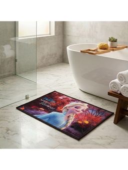 Athom Living - Disney Frozen Sprit Of Adventure Digital Printed Themed Kids Premium Nylon Bathmat
