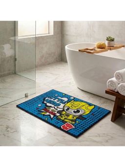 Athom Living - Transformer Little Hero To The Rescue Printed Themed Kids Premium Nylon Bathmat