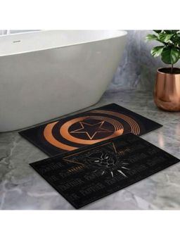Athom Living - Kids Premium Nylon Bathmat With Latex Backing Anti-Skid Multi-Color (Pack of 2)
