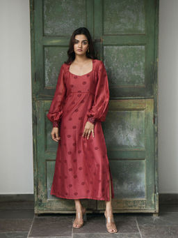 Taro India - Burnt Sangria Midi