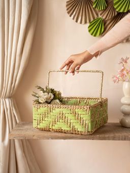 Karighar - Aarohi Basket Green