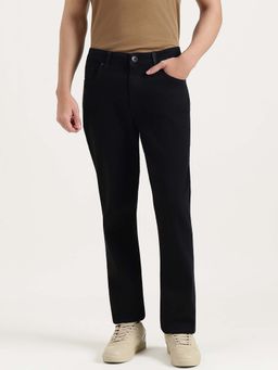 United Colors of Benetton - Solid Straight Fit Jeans - Black