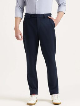 United Colors of Benetton - Relaxed Fit Solid Trouser - Navy Blue