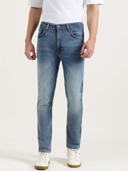 United Colors of Benetton - Solid Low Crotch Jeans - Blue