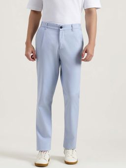 United Colors of Benetton - Solid Relaxed Fit Trouser - Blue