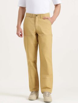 United Colors of Benetton - Solid Straight Fit Trouser - Khaki