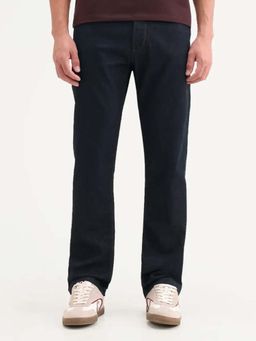 Rare Rabbit - MORRIS REGULAR FIRTRAW WASH DENIM - Navy Blue