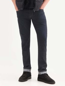 Rare Rabbit - HAWK SLIM FIT RAW WASH DENIM - Navy Blue