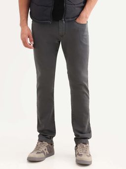 Rare Rabbit - HAWK SLIM FIT SATIN SHEEN DENIM - Grey