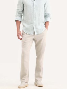 Rare Rabbit - Regular Fit Solid Trouser - Green