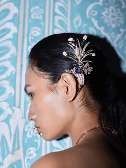 Outhouse - Le Sunset Palm Multicolor Brooch