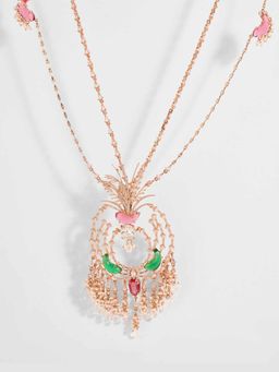 Outhouse - Palm Le Grande Pink Pendant With Chain