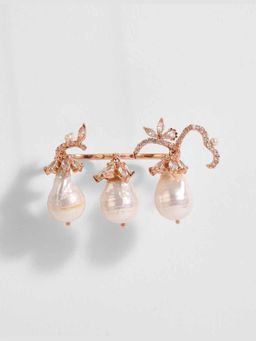 Outhouse - The Paloma Pearl Double Finger White Ring
